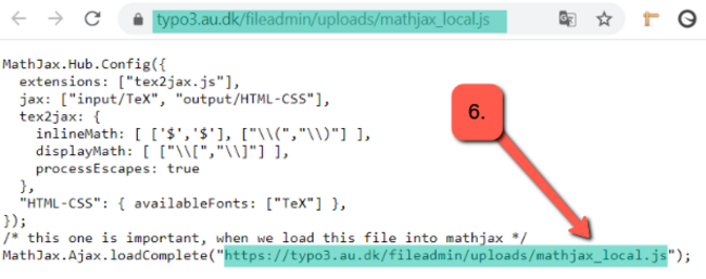 Du kan Reloade filens visning i frontend. Tjek at filens url i indholdet matcher url'en i browseren.