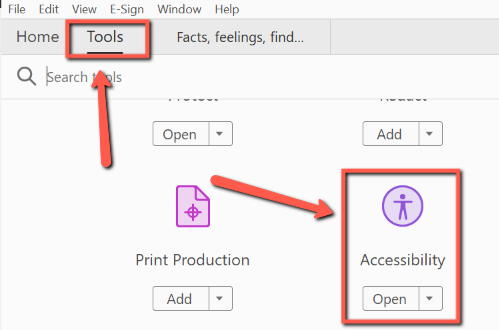 Adobes Accessibility-ikon, som er en lilla knap med en tændstiksfigur indeni